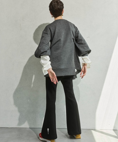 OMMO（オーエムエムオー）の「FLARE SWEAT PT（その他パンツ・レディース・グレー/ボルドー/ブラック/ホワイト・36/38）」の6枚目の写真