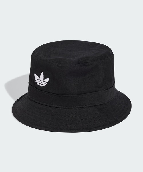 adidas(アディダス)の「アディカラー トレフォイル バケットハット / アディダスオリジナルス adidas Originals(ハット・メンズ・ブラック・MEDIUM/X-LARGE/SMALL/LARGE)」の1枚目の写真