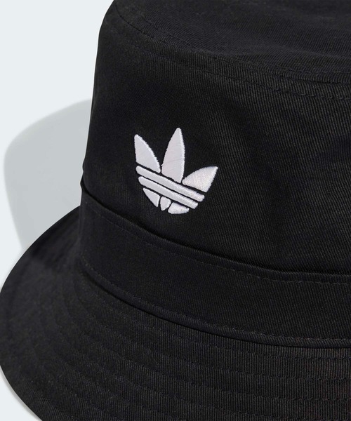 adidas(アディダス)の「アディカラー トレフォイル バケットハット / アディダスオリジナルス adidas Originals(ハット・メンズ・ブラック・MEDIUM/X-LARGE/SMALL/LARGE)」の4枚目の写真