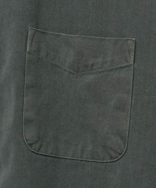 STENDS（ステンズ）の「[M~4XL] ピグメントウォッシングシャツ_ディープカーキ（シャツ/ブラウス・メンズ・その他・XX-LARGE/XXX-LARGE/X-LARGE/LARGE/MEDIUM）」の8枚目の写真