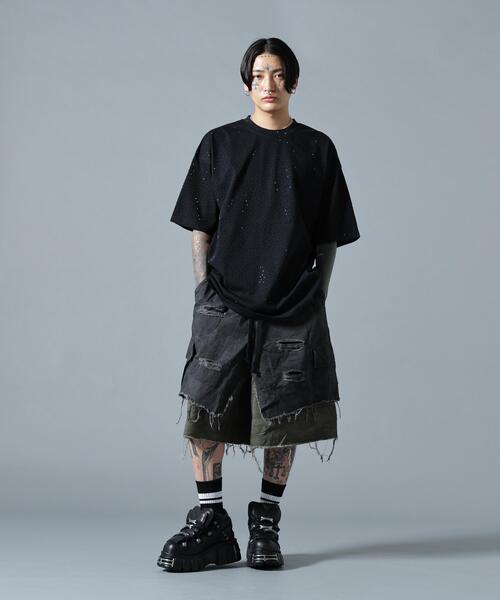 L.H.P(エルエイチピー)の「MAVYTH/メヴィス/LAYERED CAMO SHORTS(その他パンツ・メンズ・ブラック・M/L)」の14枚目の写真