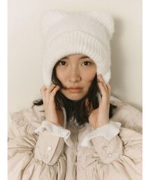 merry jenny（メリージェニー）の「Bear Ear Knit Cap（ニットキャップ/ビーニー）」
