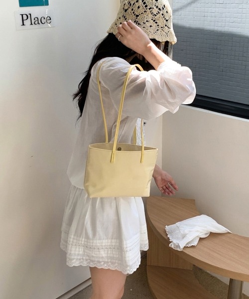 HEILIS(ヘイリス)の「ツイルショルダーハンドバッグ/ショルダーバッグ ハンドバッグ ミニバッグ ミニショルダー ツイルバッグ 2WAYバッグ コンパクトバッグ ミニトート バッグ 韓国ファッション カジュアル デイリー お出かけ 通勤 春 夏 秋 冬 レッド ピンク イエロー ブラック ブル(ハンドバッグ・レディース・イエロー/ピンク/レッド/ブラック・FREE)」の19枚目の写真
