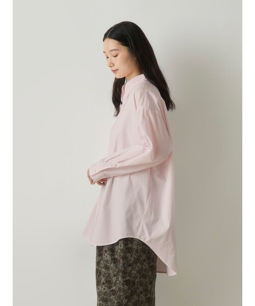 MidiUmi(ミディウミ)の「MidiUmi オーバーサイズシャツ(シャツ/ブラウス・レディース・ブラウン/ライトブルー/オフホワイト・FREE)」の12枚目の写真