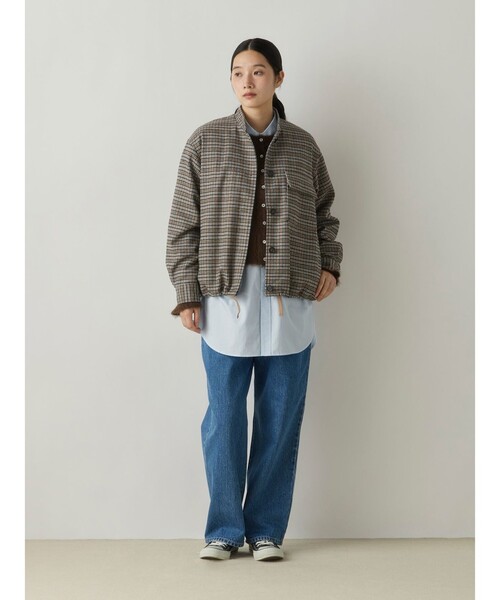 MidiUmi(ミディウミ)の「MidiUmi オーバーサイズシャツ(シャツ/ブラウス・レディース・ブラウン/ライトブルー/オフホワイト・FREE)」の21枚目の写真