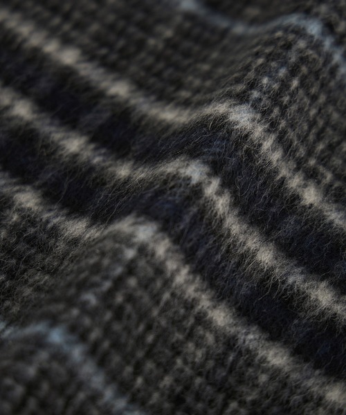 SALON adam et rope'(サロン アダム エ ロペ)の「MILIORアルパカシャギーチェックミニワンピース / セットアップ対応(ワンピース・レディース・キャメル/チャコールグレー・FREE)」の21枚目の写真