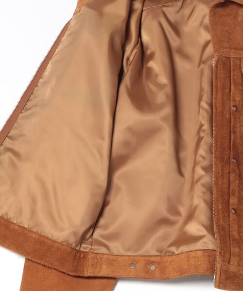 Lee（リー）の「Wrangler/24MJZ ジップジャケット / カウスエード【US ORIGINAL】（その他アウター・メンズ・キャメル・LARGE/X-LARGE/MEDIUM）」の3枚目の写真