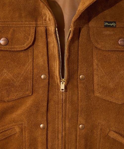 Lee（リー）の「Wrangler/24MJZ ジップジャケット / カウスエード【US ORIGINAL】（その他アウター・メンズ・キャメル・LARGE/X-LARGE/MEDIUM）」の7枚目の写真