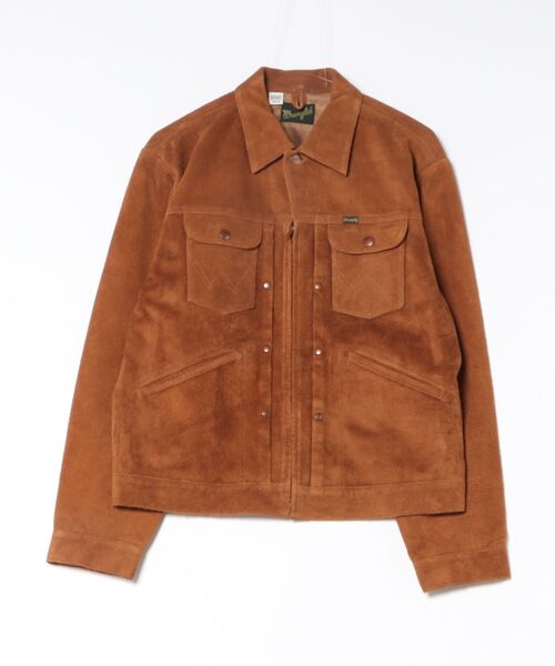 Lee（リー）の「Wrangler/24MJZ ジップジャケット / カウスエード【US ORIGINAL】（その他アウター・メンズ・キャメル・LARGE/X-LARGE/MEDIUM）」の9枚目の写真