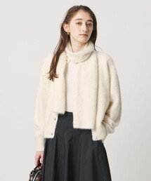 フォックスカシミヤ ストール カーディガン