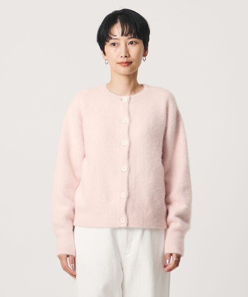 UNITED ARROWS(ユナイテッドアローズ)の「フォックスカシミヤ ストール カーディガン(カーディガン/ボレロ・レディース・ライトグレー/ライトピンク/オフホワイト・FREE)」の14枚目の写真
