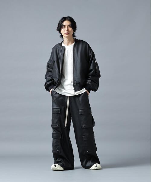 DANKE SCHON（ダンケシェーン）の「DankeSchon/ダンケシェーン/PU COATING ZIP MA-1（MA-1・メンズ・ブラック・M/L）」の4枚目の写真