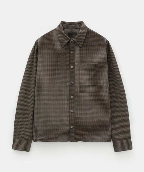 DNSR(ディーエヌエスアール)の「LEGACY ワイヤーチェックシャツ ブラウン(シャツ/ブラウス・メンズ・その他・MEDIUM/LARGE/X-LARGE)」の2枚目の写真