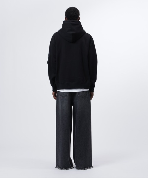 Alpha Industries(アルファインダストリーズ)の「Alpha Industries/アルファ インダストリーズ/UTILITY POCKET FULL ZIP RELAXED FIT SWEATSHIRT/ユーティリティポケット フルジップ リラックスフィット スウェットシャツ(パーカー・メンズ・チャコールグレー/ブラック・XL/L/M/S)」の11枚目の写真