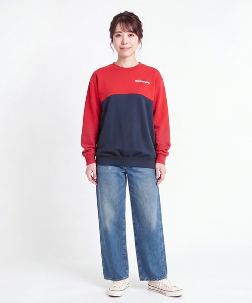 MIKI HOUSE(ミキハウス)の「【WEB限定】バイカラートレーナー(大人用)(Tシャツ/カットソー・レディース・ブラック/レッド/ブルー系その他/オレンジ・M(165-175cm)/S(155-165cm)/L(175-185cm))」の17枚目の写真