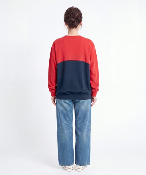 MIKI HOUSE(ミキハウス)の「【WEB限定】バイカラートレーナー(大人用)(Tシャツ/カットソー・レディース・ブラック/レッド/ブルー系その他/オレンジ・M(165-175cm)/S(155-165cm)/L(175-185cm))」の18枚目の写真