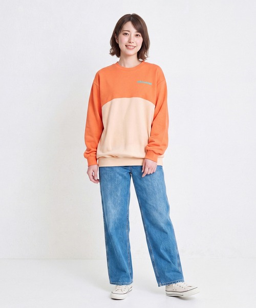 MIKI HOUSE(ミキハウス)の「【WEB限定】バイカラートレーナー(大人用)(Tシャツ/カットソー・レディース・ブラック/レッド/ブルー系その他/オレンジ・M(165-175cm)/S(155-165cm)/L(175-185cm))」の11枚目の写真