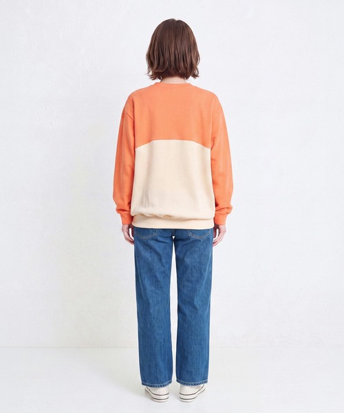 MIKI HOUSE(ミキハウス)の「【WEB限定】バイカラートレーナー(大人用)(Tシャツ/カットソー・レディース・ブラック/レッド/ブルー系その他/オレンジ・M(165-175cm)/S(155-165cm)/L(175-185cm))」の12枚目の写真