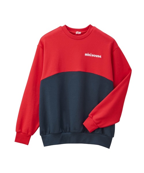 MIKI HOUSE(ミキハウス)の「【WEB限定】バイカラートレーナー(大人用)(Tシャツ/カットソー・レディース・ブラック/レッド/ブルー系その他/オレンジ・M(165-175cm)/S(155-165cm)/L(175-185cm))」の19枚目の写真