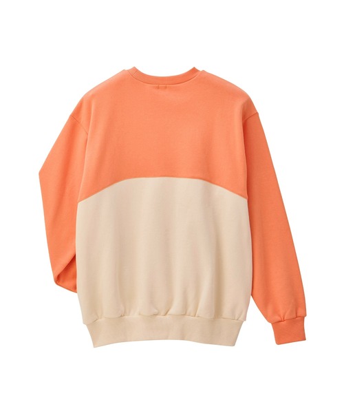 MIKI HOUSE(ミキハウス)の「【WEB限定】バイカラートレーナー(大人用)(Tシャツ/カットソー・レディース・ブラック/レッド/ブルー系その他/オレンジ・M(165-175cm)/S(155-165cm)/L(175-185cm))」の5枚目の写真