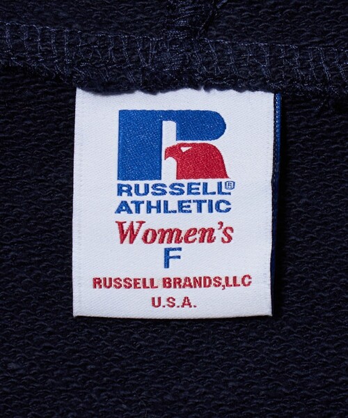 Russell Athletic(ラッセルアスレティック)の「【別注】<RUSSELL ATHLETIC>ハーフジップ スウェット プルオーバー(スウェット・レディース・コバルトブルー/ネイビー/グレー系/オレンジ・FREE)」の17枚目の写真