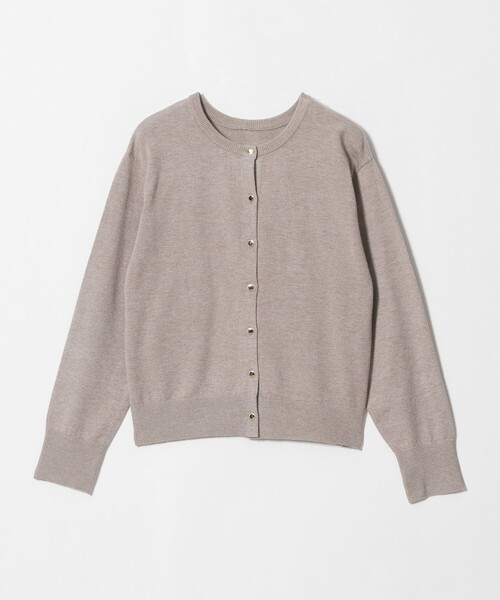 A DAY IN THE LIFE UNITED ARROWS(アデイインザライフユナイテッドアローズ)の「2WAY クルーネックカーディガン ‐ウォッシャブル‐<A DAY IN THE LIFE>(ニット/セーター・レディース・ネイビー/ベージュ/レッド/ダークグレー・FREE)」の3枚目の写真