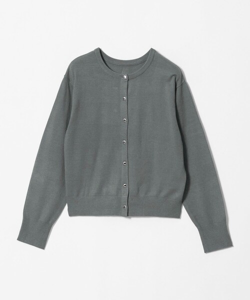 A DAY IN THE LIFE UNITED ARROWS(アデイインザライフユナイテッドアローズ)の「2WAY クルーネックカーディガン ‐ウォッシャブル‐<A DAY IN THE LIFE>(ニット/セーター・レディース・ネイビー/ベージュ/レッド/ダークグレー・FREE)」の2枚目の写真