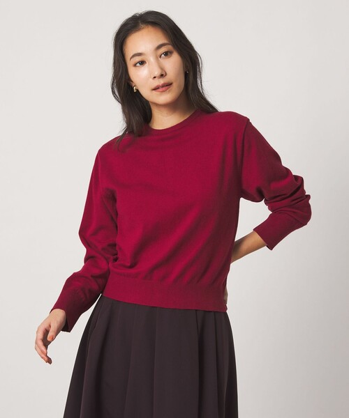 A DAY IN THE LIFE UNITED ARROWS(アデイインザライフユナイテッドアローズ)の「2WAY クルーネックカーディガン ‐ウォッシャブル‐<A DAY IN THE LIFE>(ニット/セーター・レディース・ネイビー/ベージュ/レッド/ダークグレー・FREE)」の5枚目の写真