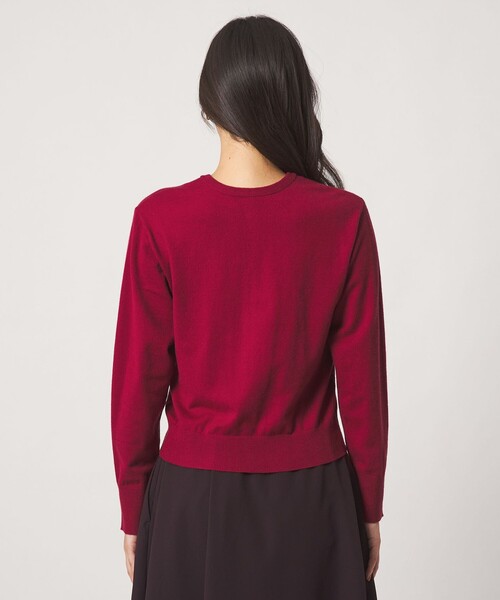 A DAY IN THE LIFE UNITED ARROWS(アデイインザライフユナイテッドアローズ)の「2WAY クルーネックカーディガン ‐ウォッシャブル‐<A DAY IN THE LIFE>(ニット/セーター・レディース・ネイビー/ベージュ/レッド/ダークグレー・FREE)」の10枚目の写真