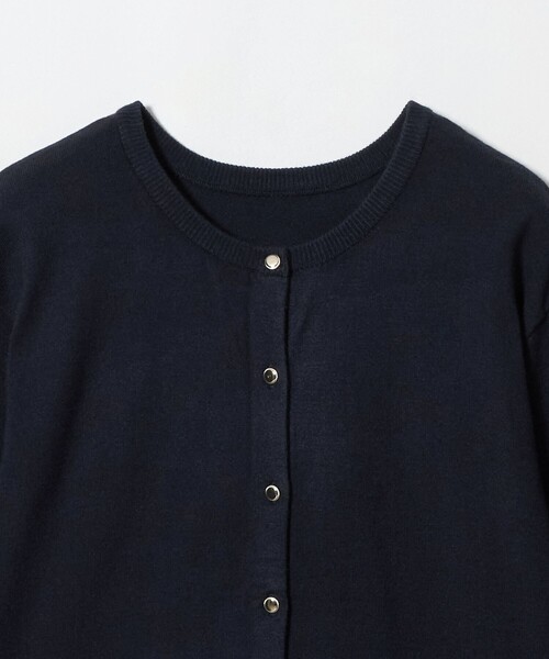 A DAY IN THE LIFE UNITED ARROWS(アデイインザライフユナイテッドアローズ)の「2WAY クルーネックカーディガン ‐ウォッシャブル‐<A DAY IN THE LIFE>(ニット/セーター・レディース・ネイビー/ベージュ/レッド/ダークグレー・FREE)」の12枚目の写真