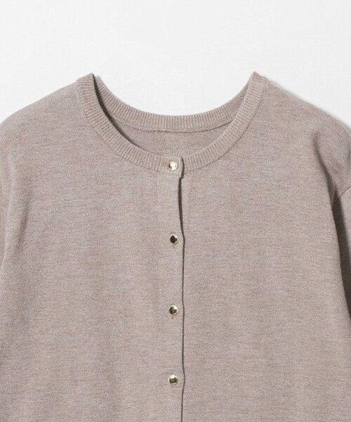 A DAY IN THE LIFE UNITED ARROWS(アデイインザライフユナイテッドアローズ)の「2WAY クルーネックカーディガン ‐ウォッシャブル‐<A DAY IN THE LIFE>(ニット/セーター・レディース・ネイビー/ベージュ/レッド/ダークグレー・FREE)」の19枚目の写真