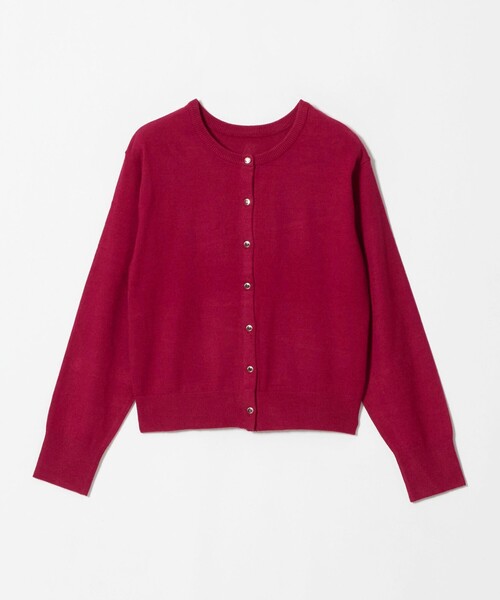 A DAY IN THE LIFE UNITED ARROWS(アデイインザライフユナイテッドアローズ)の「2WAY クルーネックカーディガン ‐ウォッシャブル‐<A DAY IN THE LIFE>(ニット/セーター・レディース・ネイビー/ベージュ/レッド/ダークグレー・FREE)」の21枚目の写真