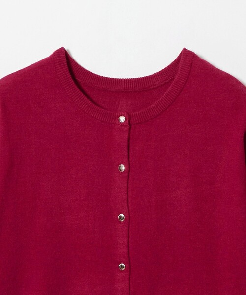 A DAY IN THE LIFE UNITED ARROWS(アデイインザライフユナイテッドアローズ)の「2WAY クルーネックカーディガン ‐ウォッシャブル‐<A DAY IN THE LIFE>(ニット/セーター・レディース・ネイビー/ベージュ/レッド/ダークグレー・FREE)」の22枚目の写真