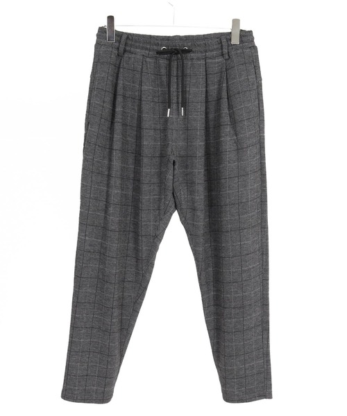 CAMBIO(カンビオ)の「mp15404- Wool Blend Bonded Check Wide Tapered Pants チェックワイドテーパードパンツ(A76126cmb)(その他パンツ・メンズ・チャコール/グレー/ブラウン/ダークネイビー・S/L/M)」の22枚目の写真