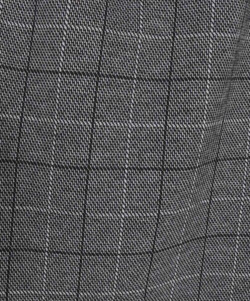 CAMBIO(カンビオ)の「mp15404- Wool Blend Bonded Check Wide Tapered Pants チェックワイドテーパードパンツ(A76126cmb)(その他パンツ・メンズ・チャコール/グレー/ブラウン/ダークネイビー・S/L/M)」の5枚目の写真