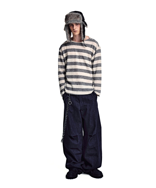 SECONDMONO（セカンドモノローグ）の「コットンボルトワークパンツ [インディゴ]_SEPT081INDIGO（その他パンツ・レディース・その他・28/30/32/34/26）」の3枚目の写真