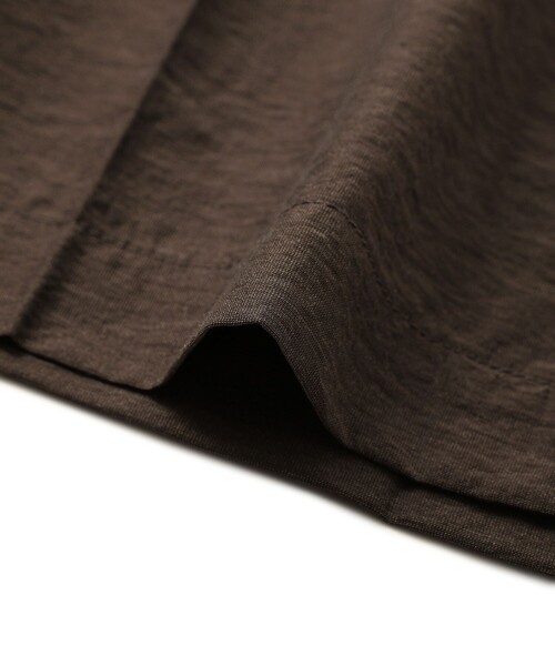 le cercle ADAM ET ROPE'(ルセルクルアダムエロペ)の「ウールブレンドライトイージーパンツ/セットアップ対応(その他パンツ・メンズ・ダークブラウン/ブラック・L/LL)」の4枚目の写真