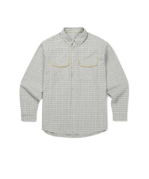 MMLG(エムエムエルジー)の「TIMBER NICHE POCKET SHIRT (GREY)(シャツ/ブラウス・レディース・その他・SMALL/MEDIUM/LARGE/X-LARGE)」の2枚目の写真