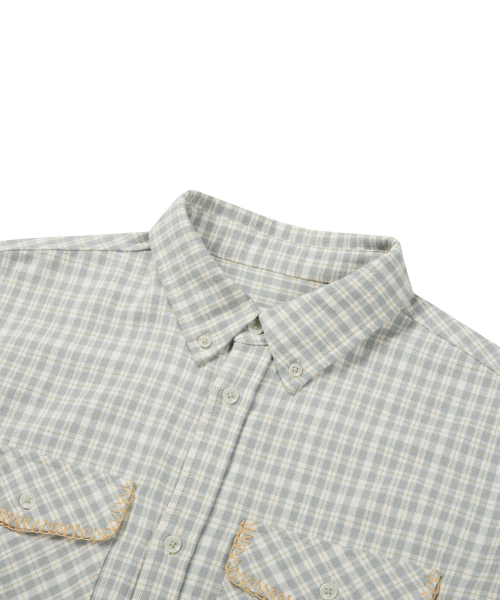 MMLG(エムエムエルジー)の「TIMBER NICHE POCKET SHIRT (GREY)(シャツ/ブラウス・レディース・その他・SMALL/MEDIUM/LARGE/X-LARGE)」の4枚目の写真