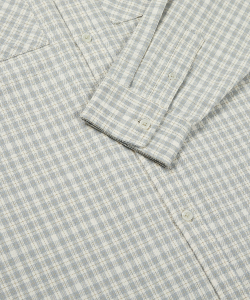 MMLG(エムエムエルジー)の「TIMBER NICHE POCKET SHIRT (GREY)(シャツ/ブラウス・レディース・その他・SMALL/MEDIUM/LARGE/X-LARGE)」の6枚目の写真
