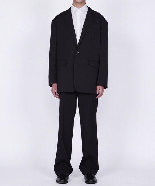 th products(ティーエイチプロダクト)の「【th products】Oversized Jacket(テーラードジャケット・メンズ・ブラック・2/1)」の3枚目の写真
