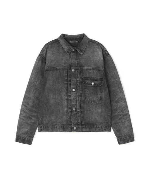MINEDENIM(マインデニム)の「MINEDENIM (マインデニム) Denim Classic Trucker Jacket TYPE-1 BKU(デニムジャケット・メンズ・ブラック・2/4/3)」の1枚目の写真