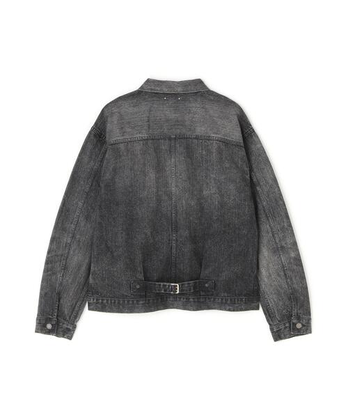 MINEDENIM(マインデニム)の「MINEDENIM (マインデニム) Denim Classic Trucker Jacket TYPE-1 BKU(デニムジャケット・メンズ・ブラック・2/4/3)」の2枚目の写真