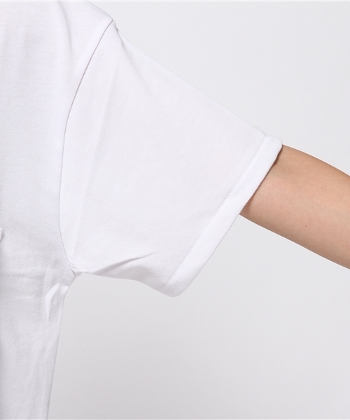 RODEO CROWNS WIDE BOWL（ロデオクラウンズワイドボウル）の「ビッグ ボックス Tシャツ（Tシャツ/カットソー・レディース・ネイビー/ホワイト/ホワイト系その他/トップグレー・FREE）」の10枚目の写真