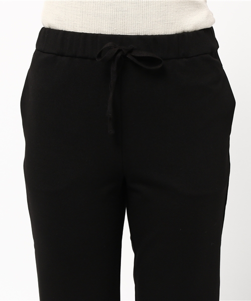 N.（N. Natural Beauty Basic）（エヌエヌナチュラルビューティーベーシック）の「ジョガーパンツ（その他パンツ・レディース・ブラック/グレー・MEDIUM）」の6枚目の写真