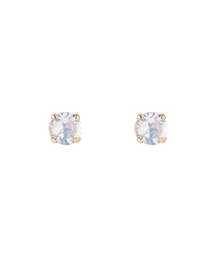 誕生石ピアス[K10][6月：ブルームーンストーン]