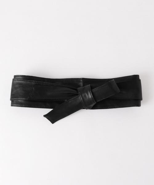 BEAUTY&YOUTH UNITED ARROWS(ビューティーアンドユースユナイテッドアローズ)の「BY サッシュベルト 2 ◆(ベルト・レディース・ブラック/ブラウン/ワインレッド/ベージュ・FREE)」の2枚目の写真