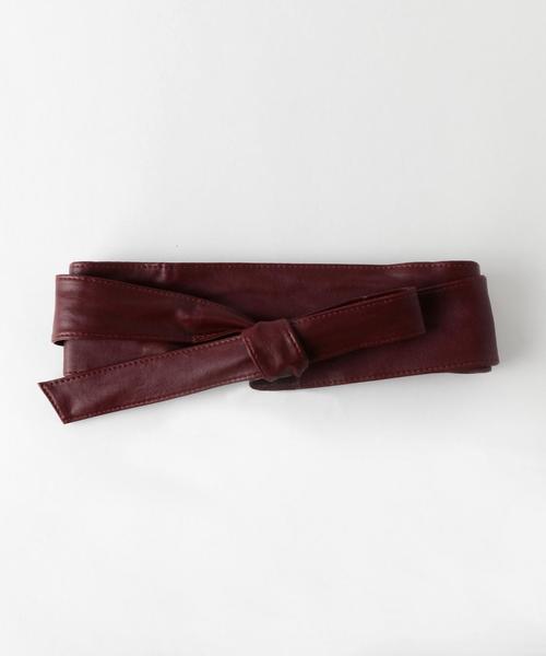 BEAUTY&YOUTH UNITED ARROWS(ビューティーアンドユースユナイテッドアローズ)の「BY サッシュベルト 2 ◆(ベルト・レディース・ブラック/ブラウン/ワインレッド/ベージュ・FREE)」の4枚目の写真