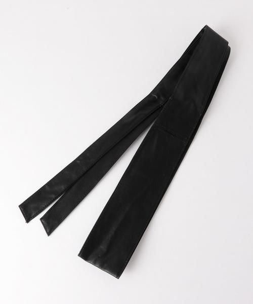 BEAUTY&YOUTH UNITED ARROWS(ビューティーアンドユースユナイテッドアローズ)の「BY サッシュベルト 2 ◆(ベルト・レディース・ブラック/ブラウン/ワインレッド/ベージュ・FREE)」の6枚目の写真