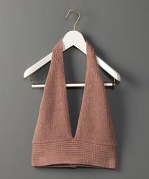 BEAUTY&YOUTH UNITED ARROWS | ＜6(ROKU)＞∴COTTON MIX HALTER BRA/ﾆｯﾄ(その他トップス)
